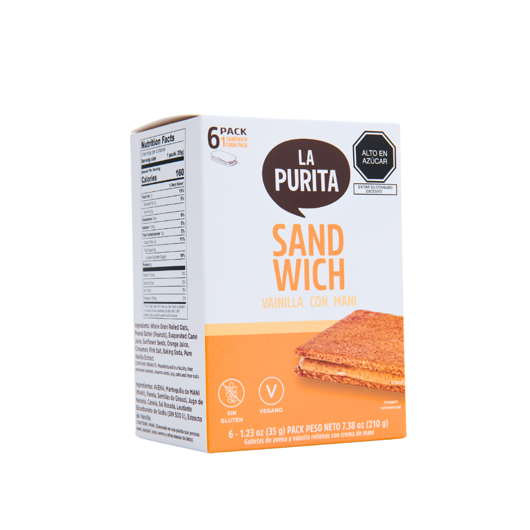Galleton vainilla mani – caja 6u (210g)